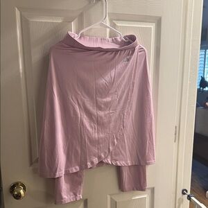 Light Pink Asymmetrical Women's Skirt